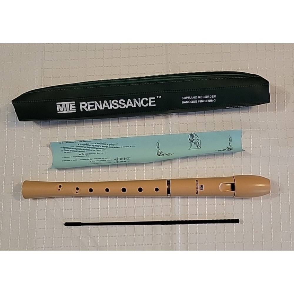 MIT Renaissance Recorder Soprano Recorder Baroque Fingering‎